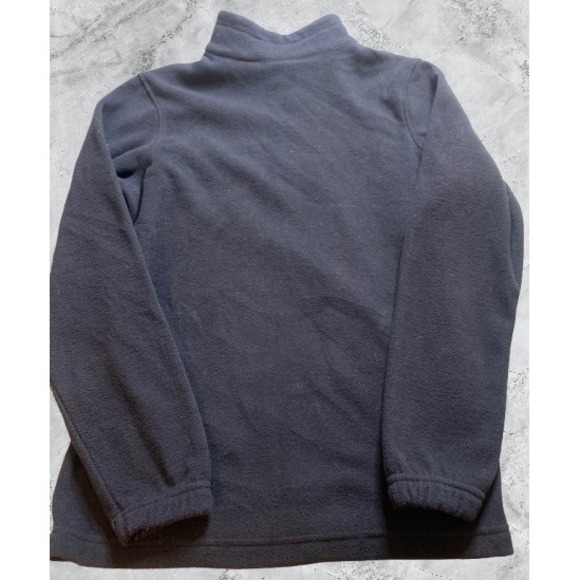 NFL Chicago Bears Womens Navy Blue Fleece Quarter Zip Pullover Sweatshirt Size S - Picture 4 of 7